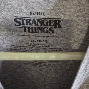 Netflix Stranger Things Crewneck Sweater in Grey